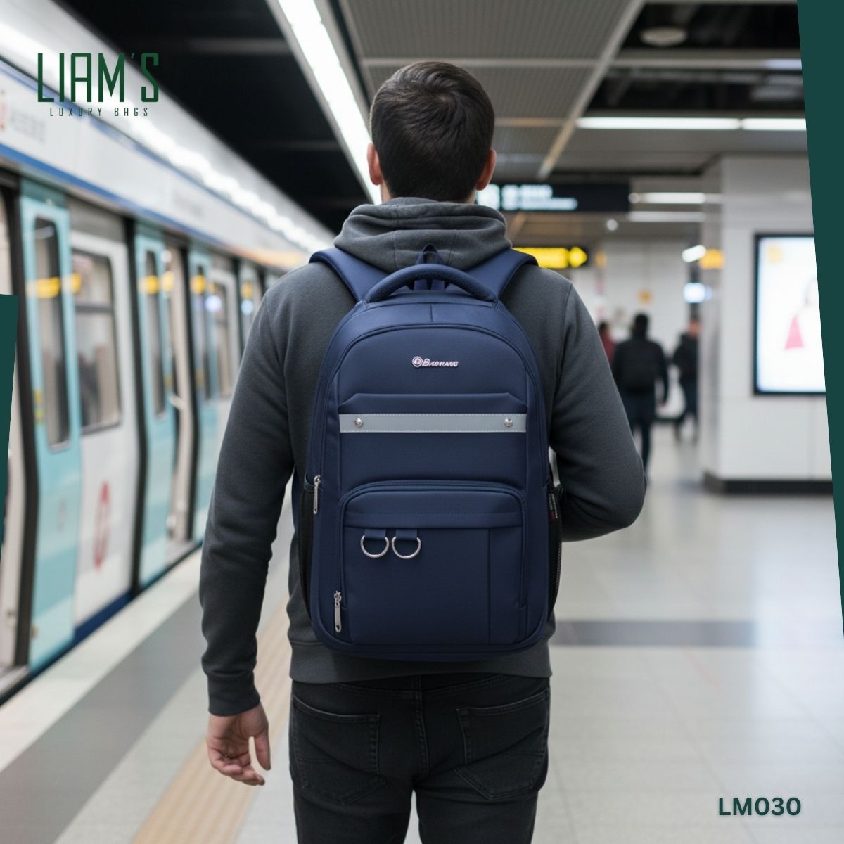 Sac à Dos Imperméable - Ergonomique & Urbain LM030 – Image 4