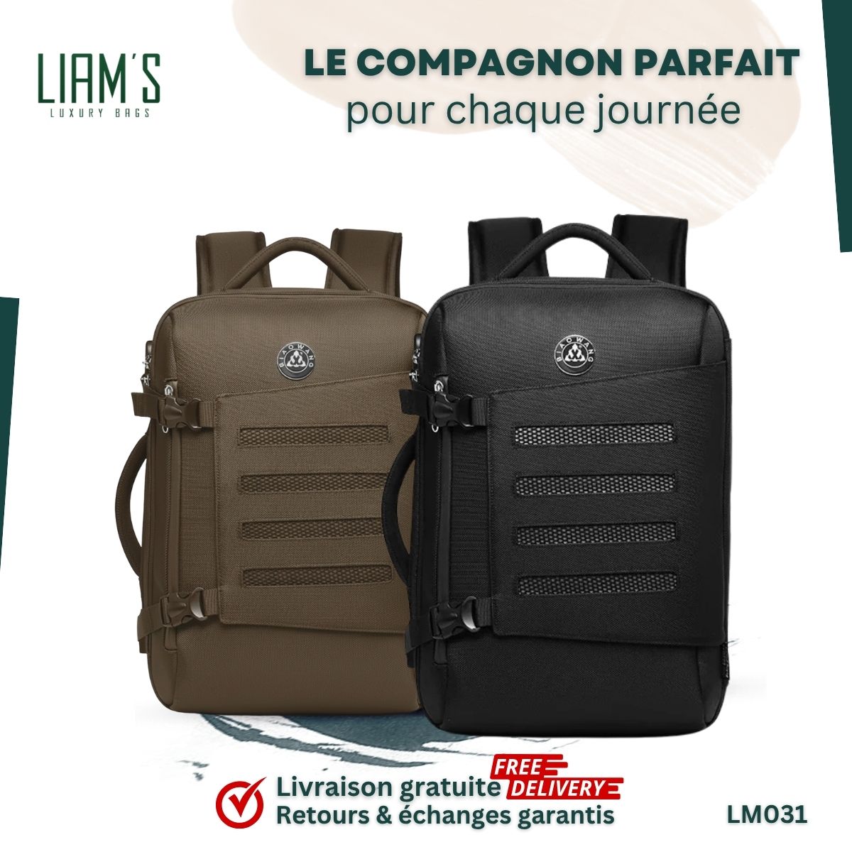Sac à Dos USB | 35L, Waterproof LM031