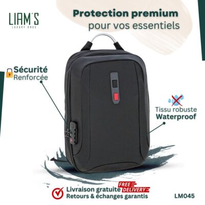 Sac à Dos Business - Design Élégant & USB LM045