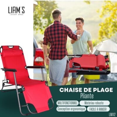 Chaise de plage pliante LM112