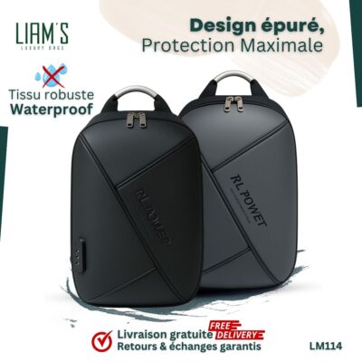 Sac à Dos Antivol Design Épuré LM114