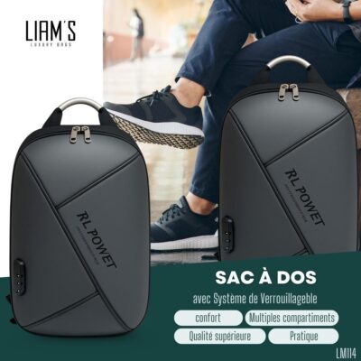 Sac à dos avec système de verrouillage LM114