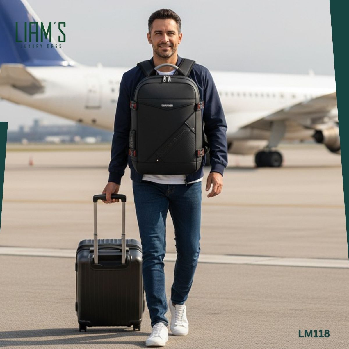 Sac à Dos Antivol, Robustesse & Ergonomie LM118 – Image 4