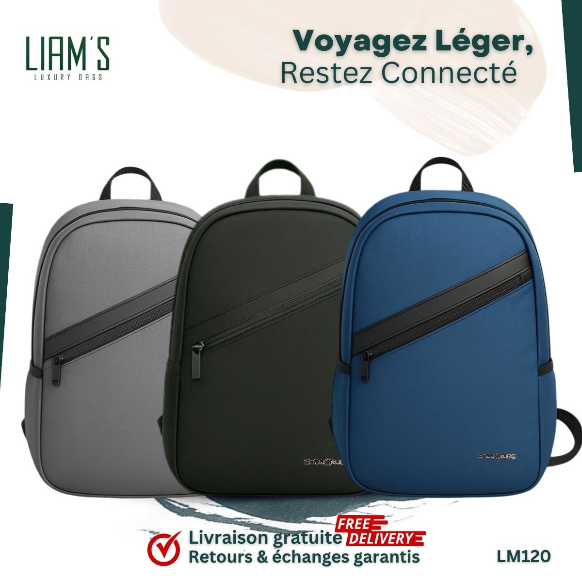 Sac à Dos Extensible Minimalisme & Polyvalence LM120
