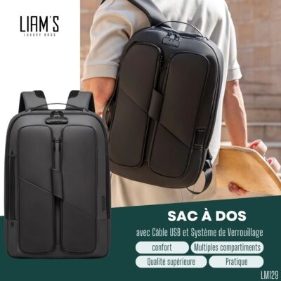 Sac à Dos avec Système de Verrouillage LM129