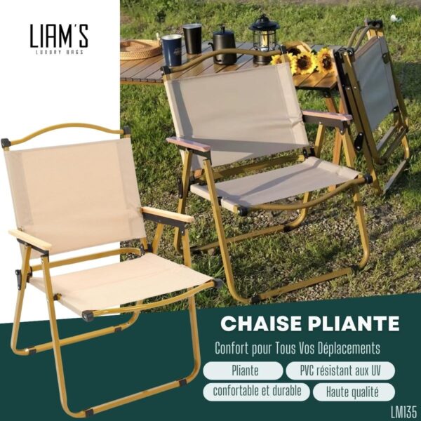 Chaise pliante légère imperméable LM135