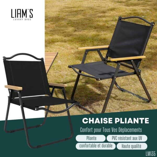 Chaise pliante légère imperméable LM135 – Image 3