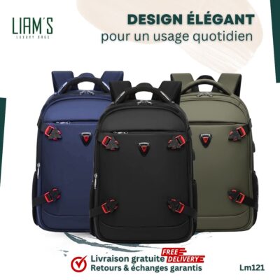 Sac à Dos Urbain Avec Port USB Intégré LM121