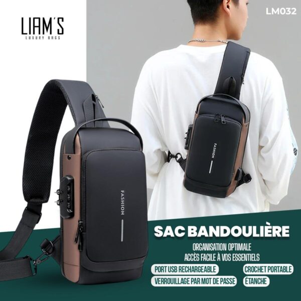 Sac à dos à bandoulière pratique LM032