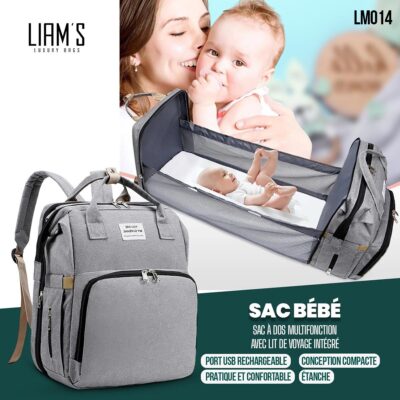 Sac à dos multifonctionnel pour bébé LM014