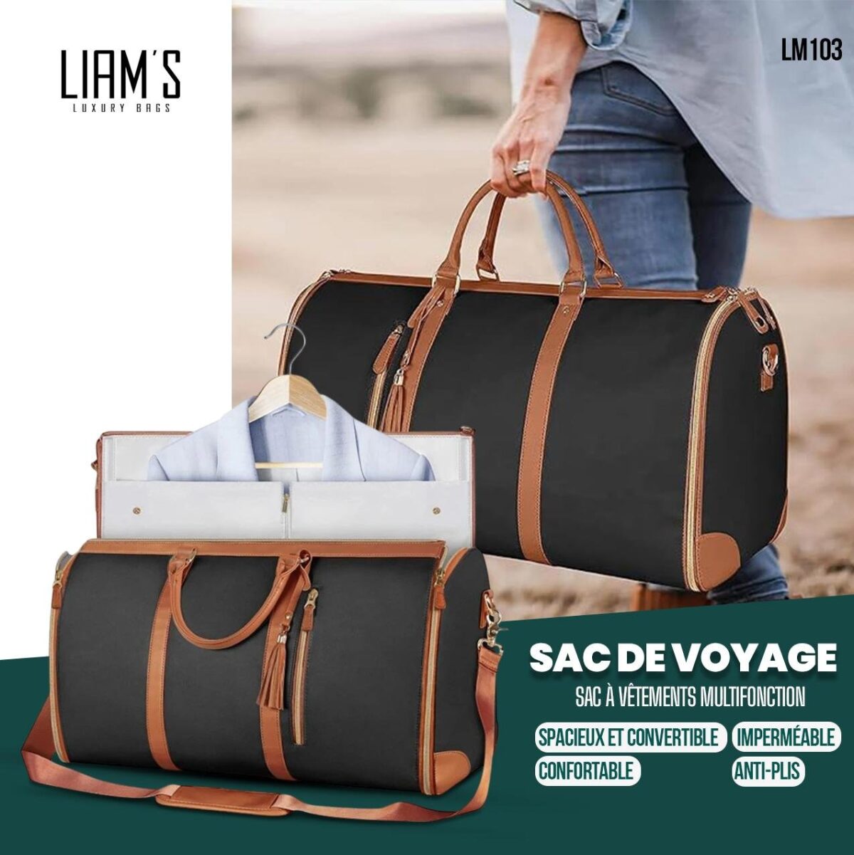 Sac de voyage multifonction LM103