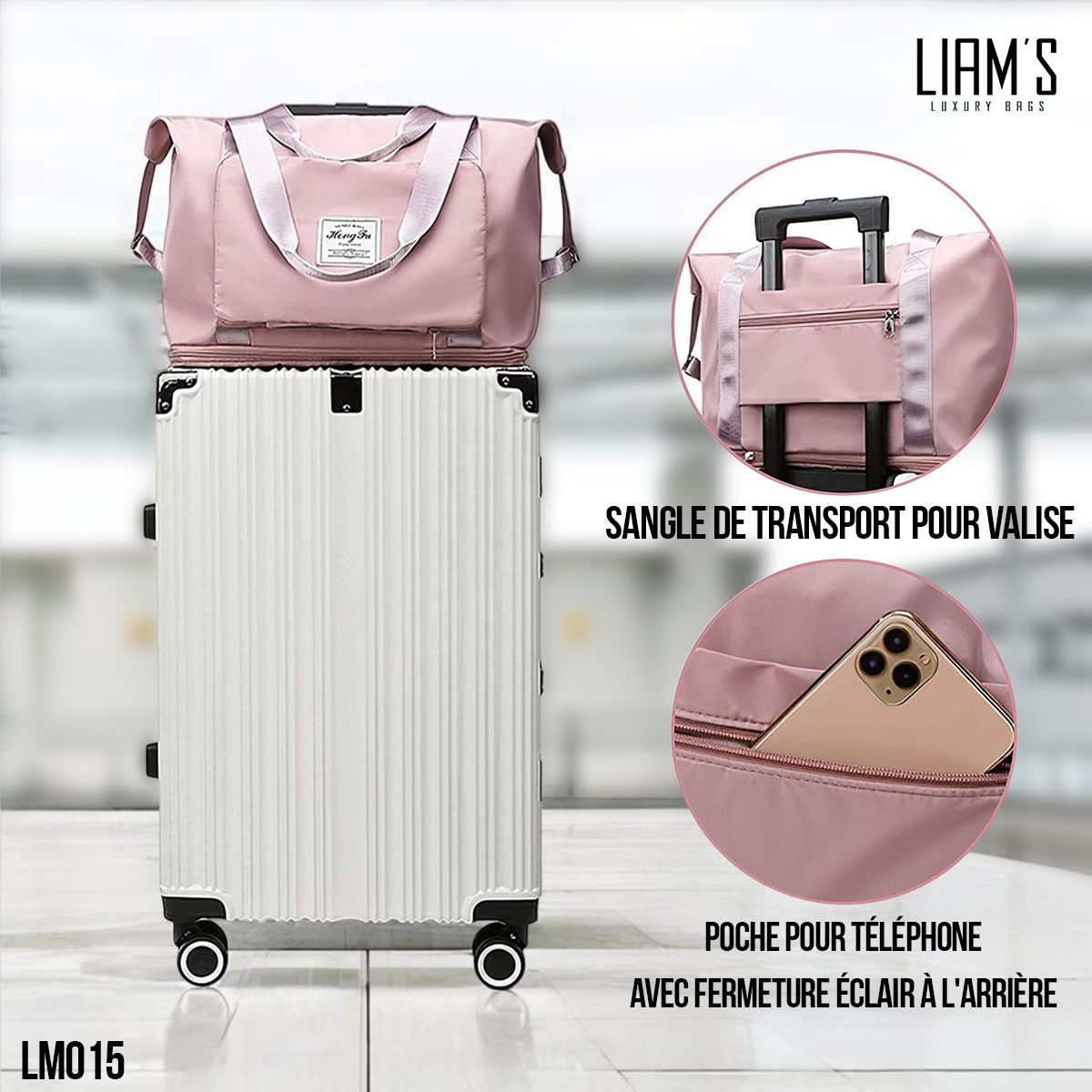 Sac de Voyage Pliable en Oxford LM015 – Image 4