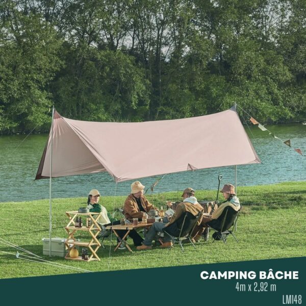 Camping Bâche avec accessoires LM148 – Image 2