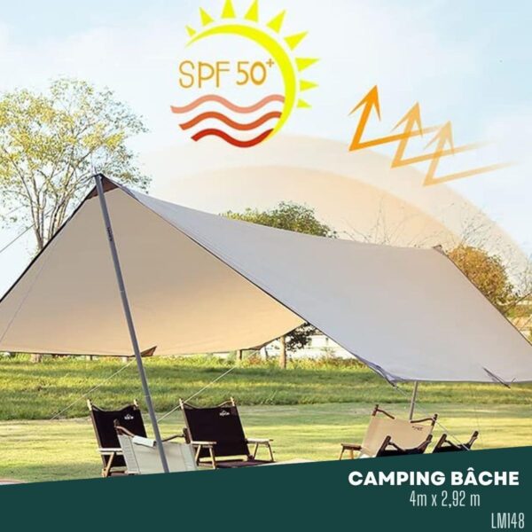 Camping Bâche avec accessoires LM148 – Image 3