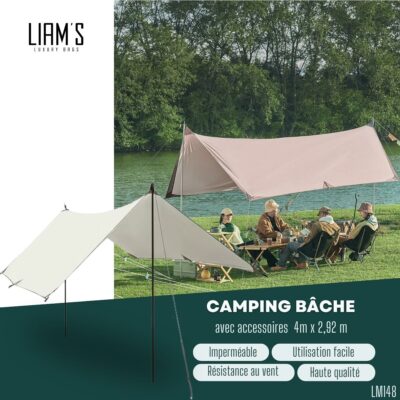 Camping Bâche avec accessoires LM148