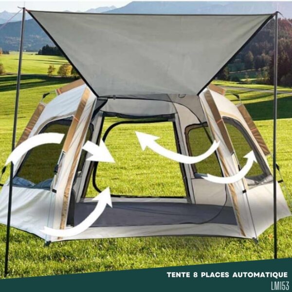 Tente Hexagonale 8 places Automatique LM153 – Image 2