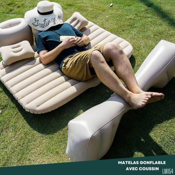 Matelas gonflable avec coussin LM154 – Image 2
