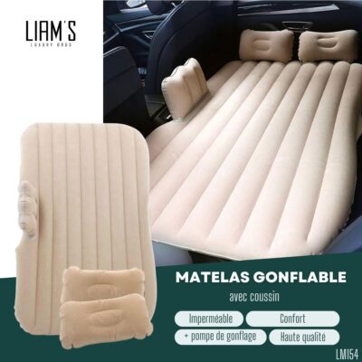 Matelas gonflable avec coussin LM154