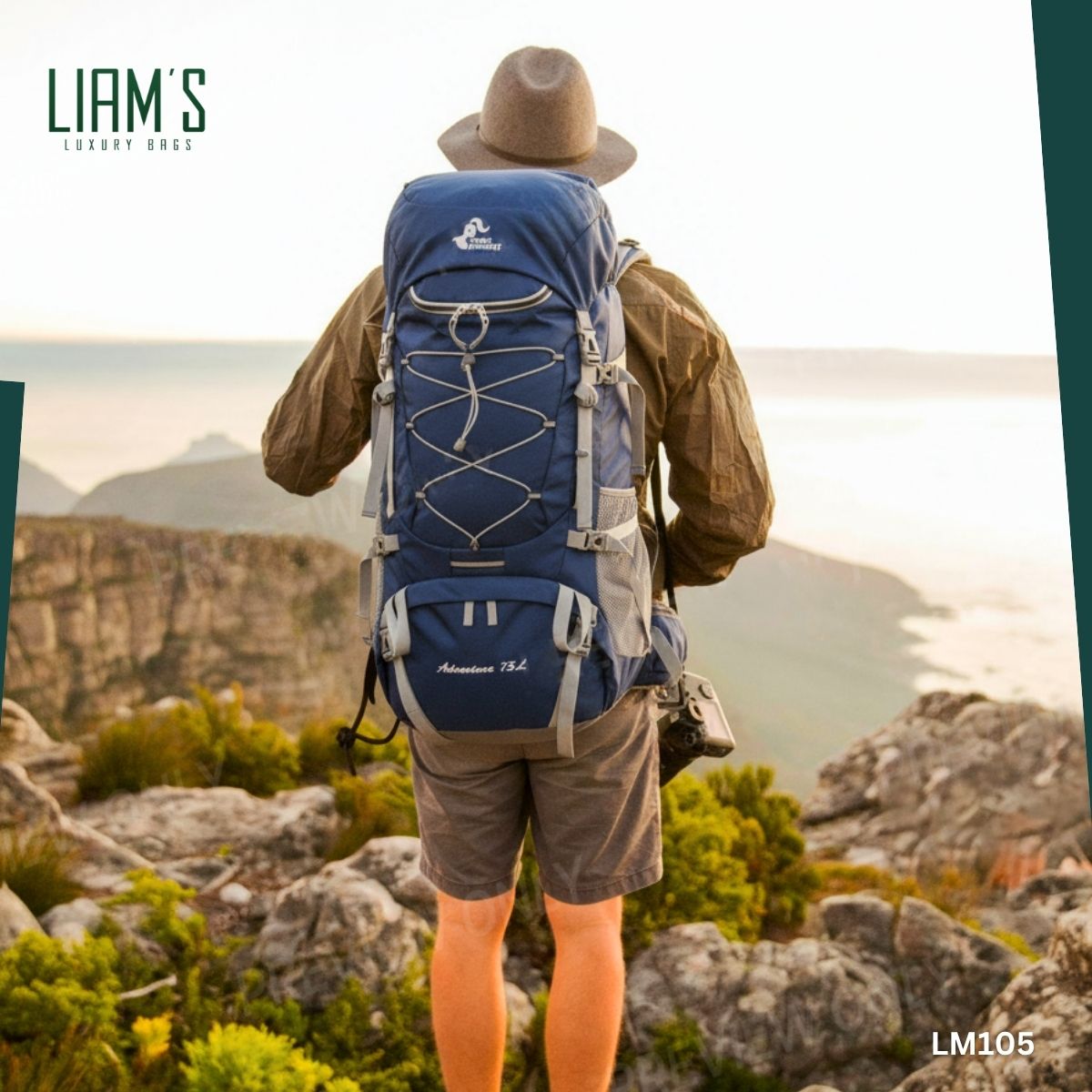 Sac à Dos Trekking Ergonomique & Imperméable LM105 – Image 5