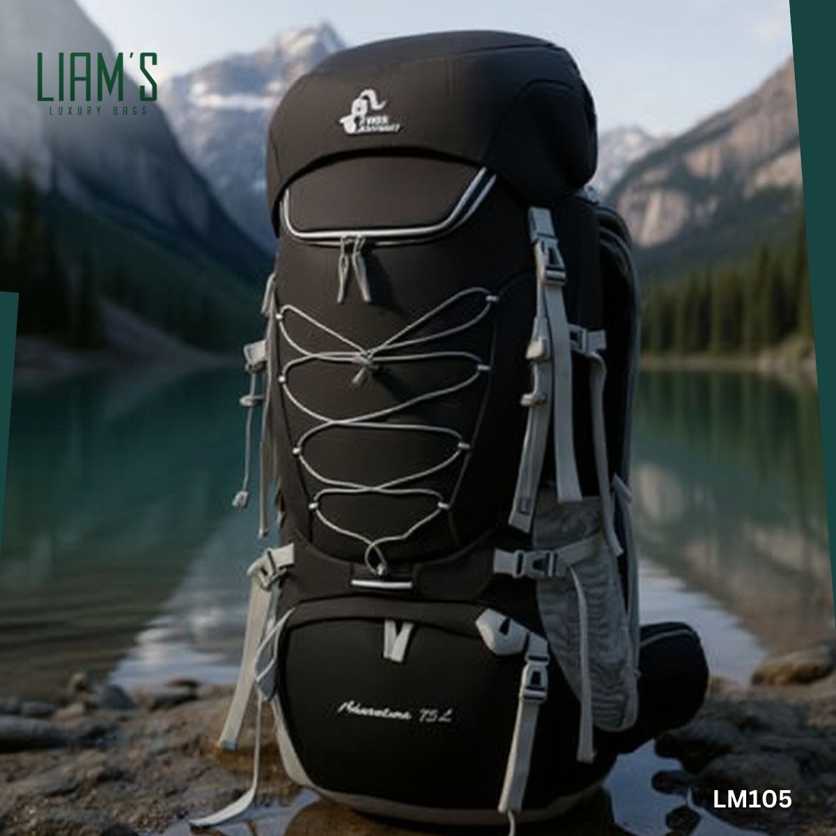 Sac à Dos Trekking Ergonomique & Imperméable LM105 – Image 7