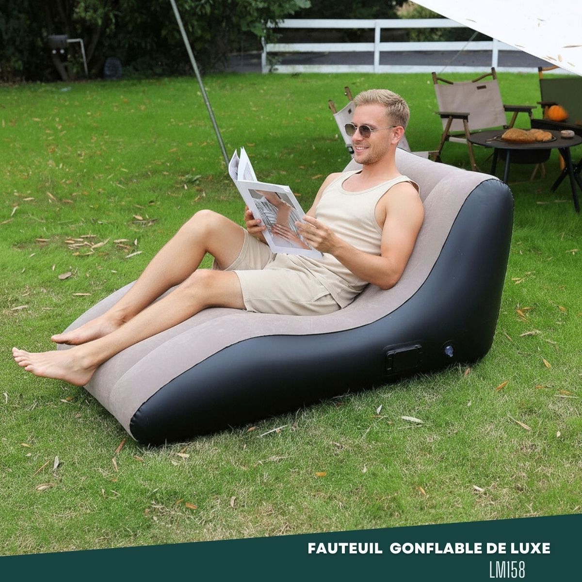 Fauteuil Gonflable de Luxe LM158 – Image 2