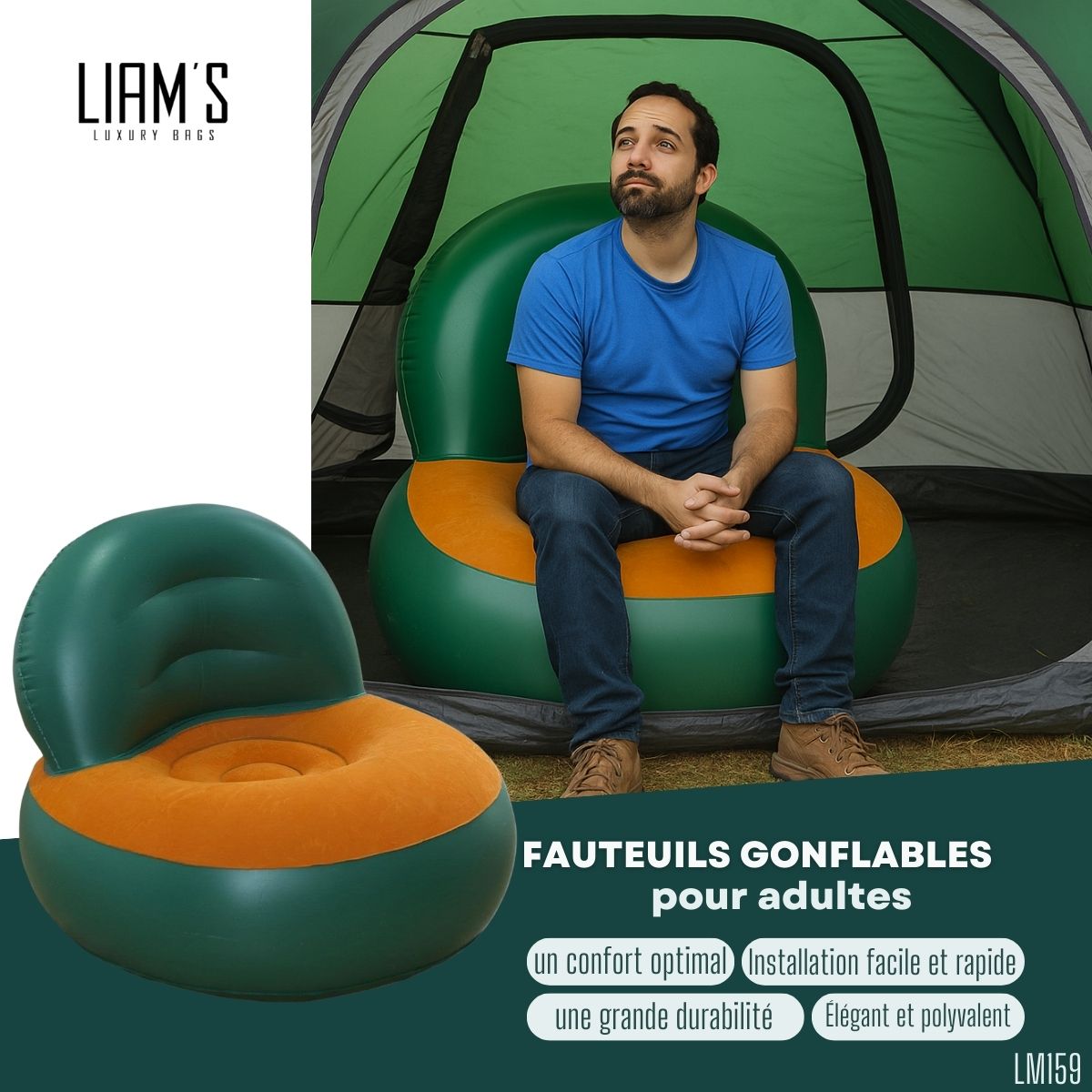 Fauteuils gonflables pour adultes LM159