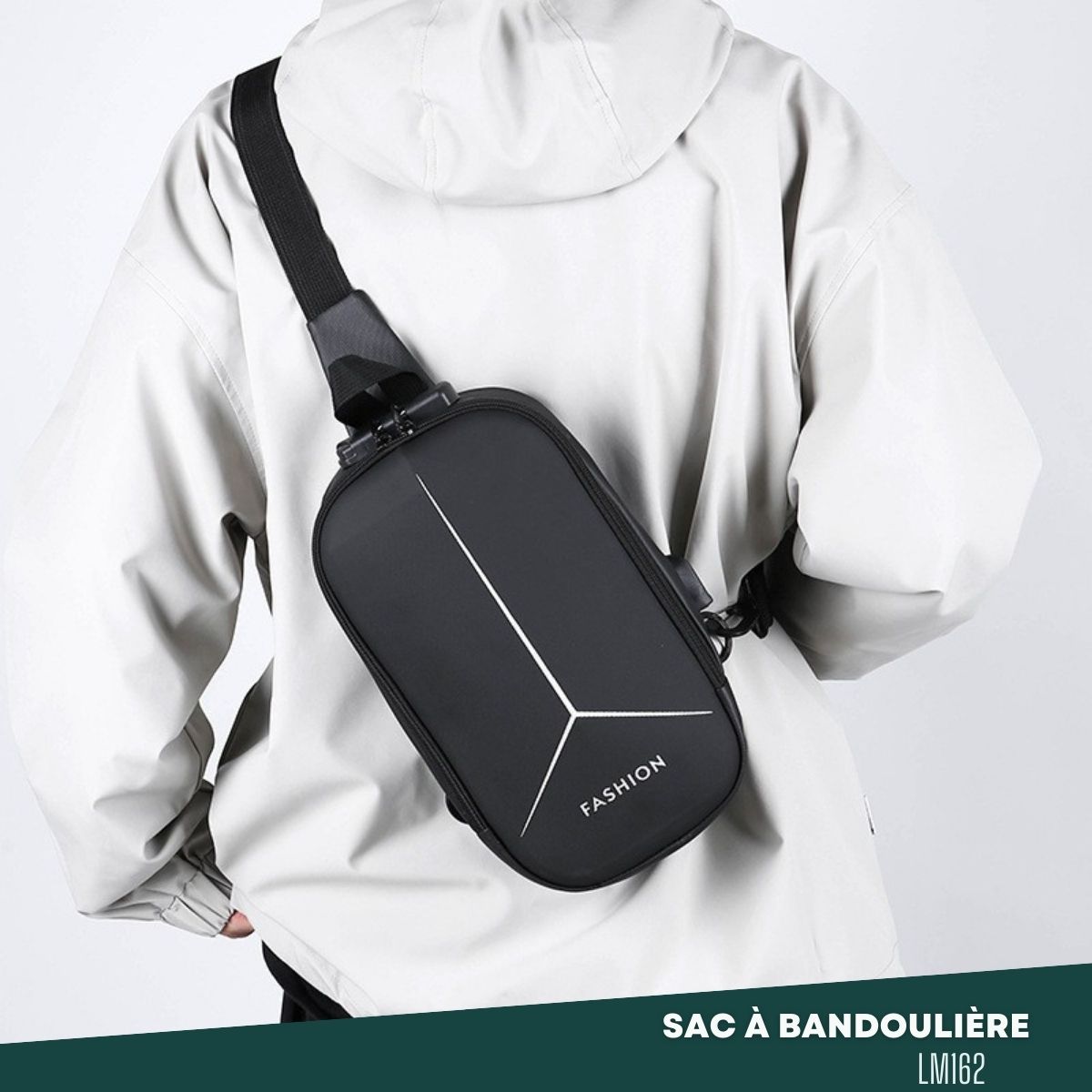 Sac à bandoulière Avec Port USB Intégré LM162 – Image 4