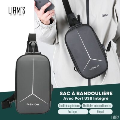 Sac à bandoulière Avec Port USB Intégré LM162