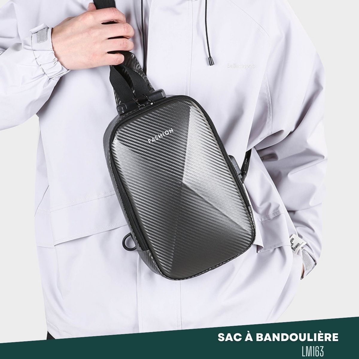 Sac à bandoulière Avec Port USB Intégré LM163 – Image 4