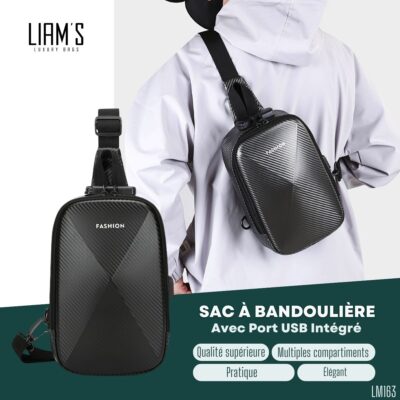 Sac à bandoulière Avec Port USB Intégré LM163