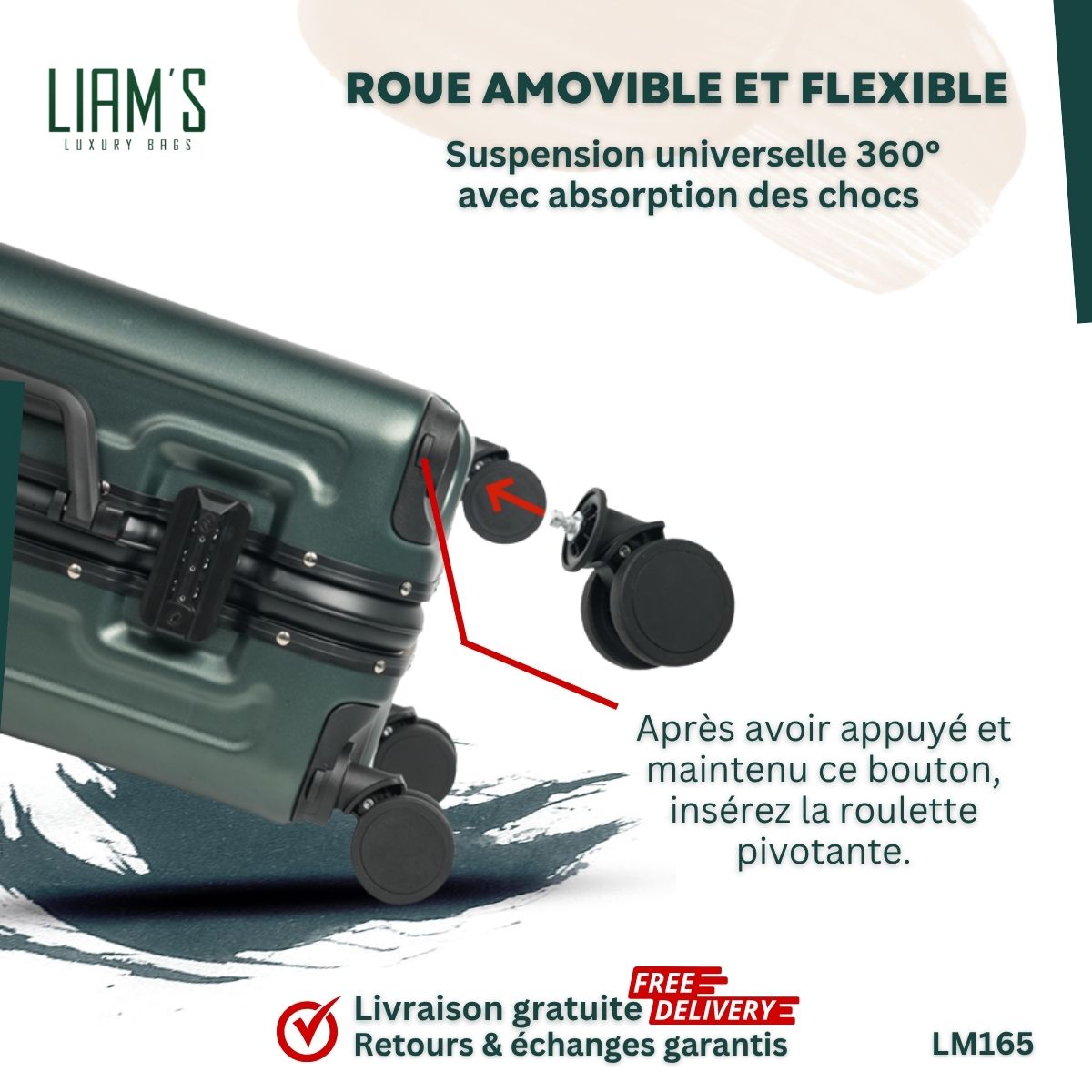 Valise LED Intelligent - Affichage HD LM165 – Image 5