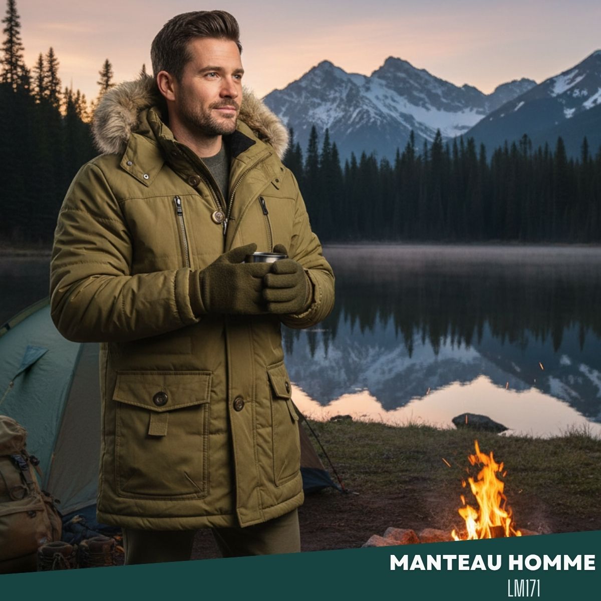Manteau Homme - Idéal Camping LM171 – Image 2