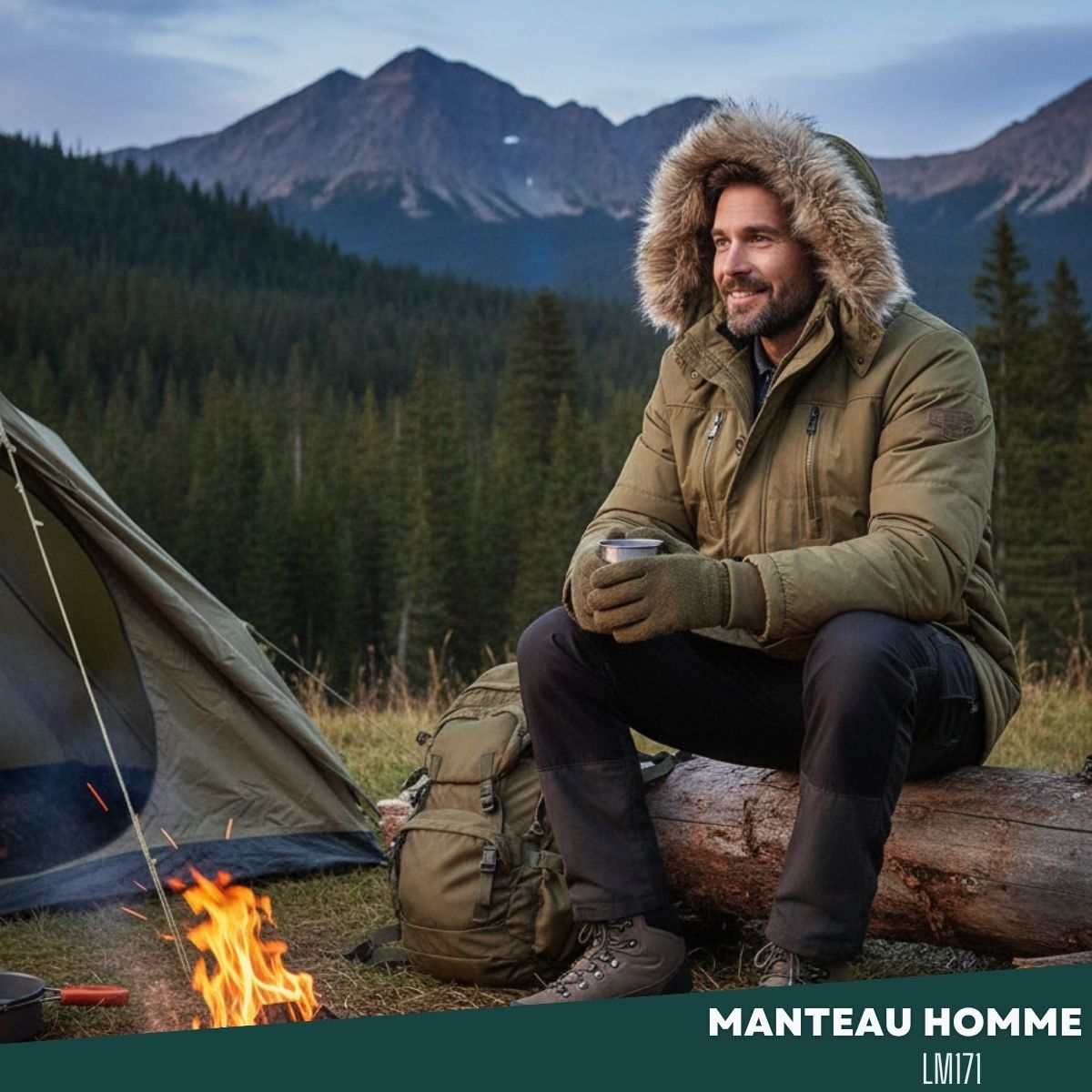Manteau Homme - Idéal Camping LM171 – Image 3