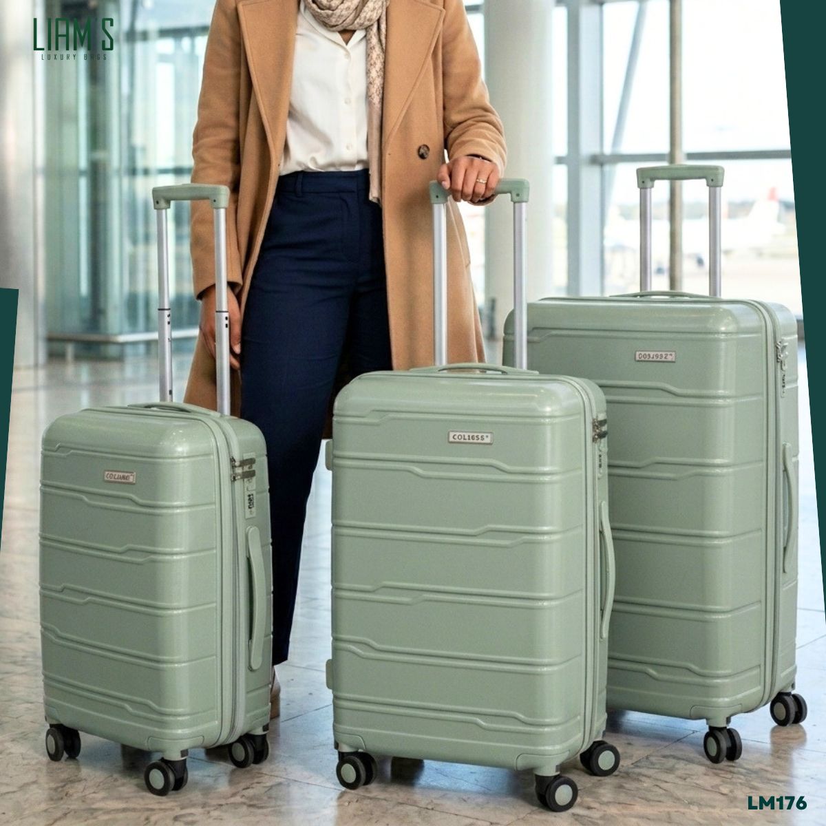 Set de 3 Valises Colisée Plus Incassables LM176 – Image 2