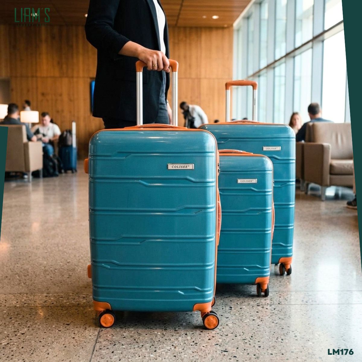 Set de 3 Valises Colisée Plus Incassables LM176 – Image 3