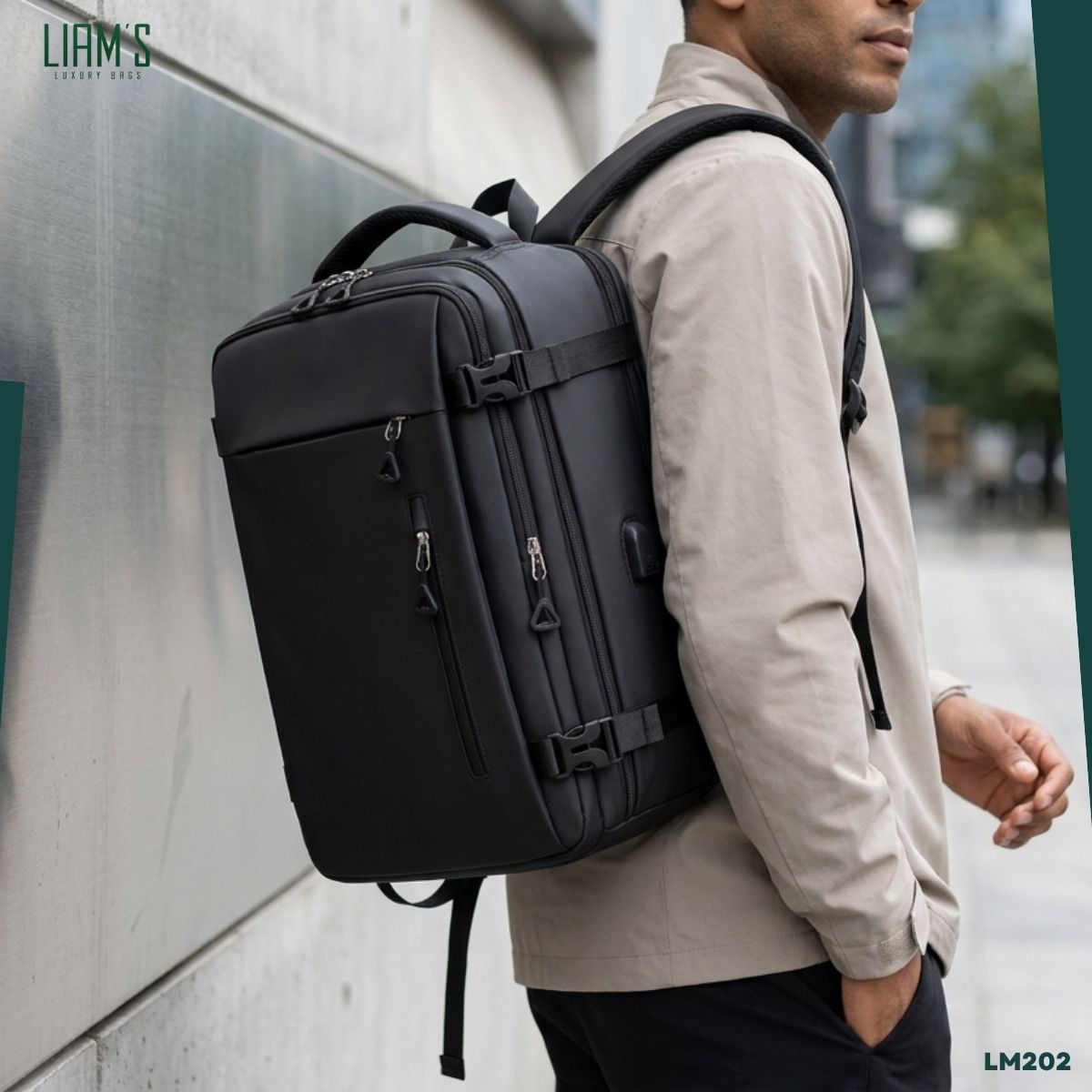 Sac à Dos Universitaire Multi-Compartiments LM202 – Image 3