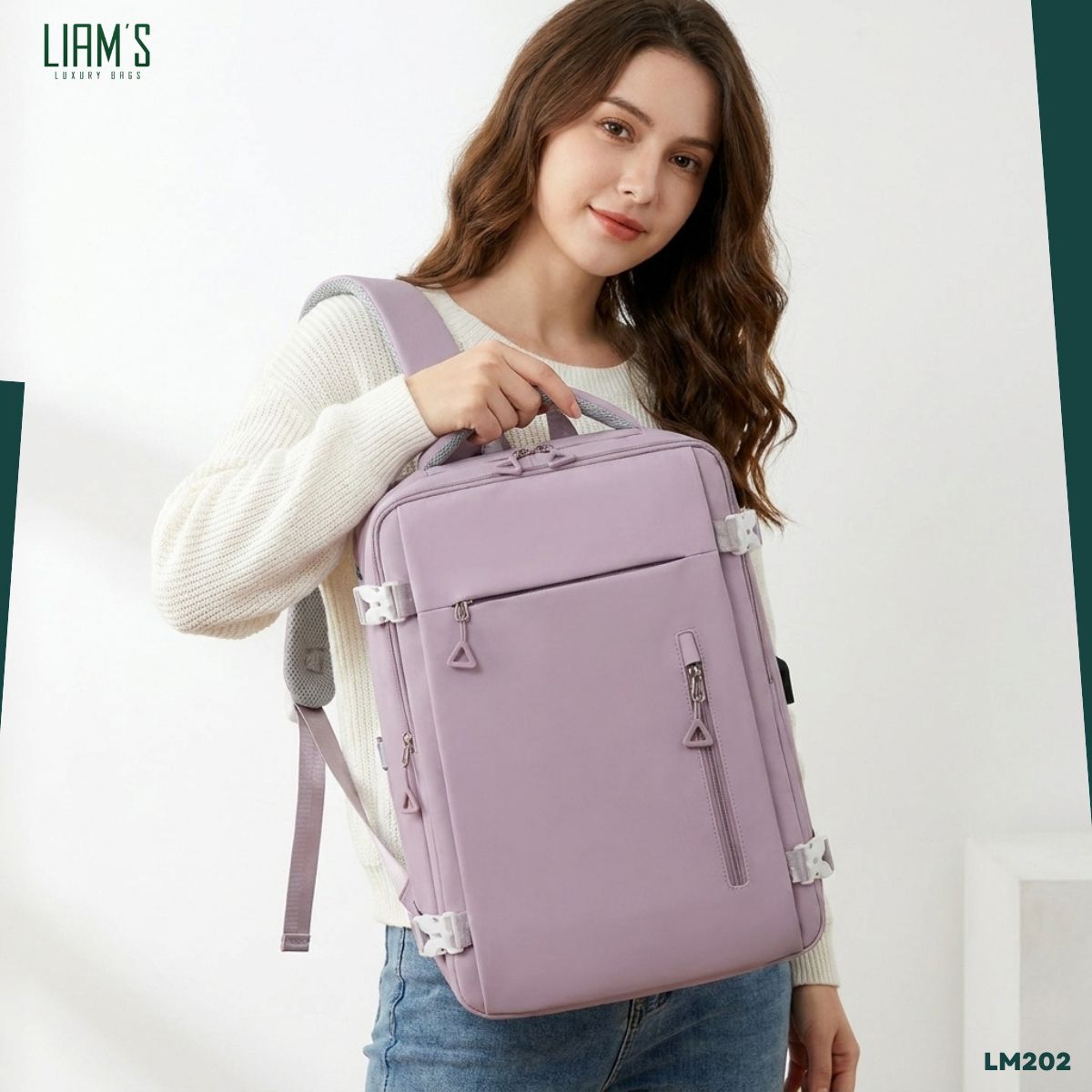 Sac à Dos Universitaire Multi-Compartiments LM202 – Image 4