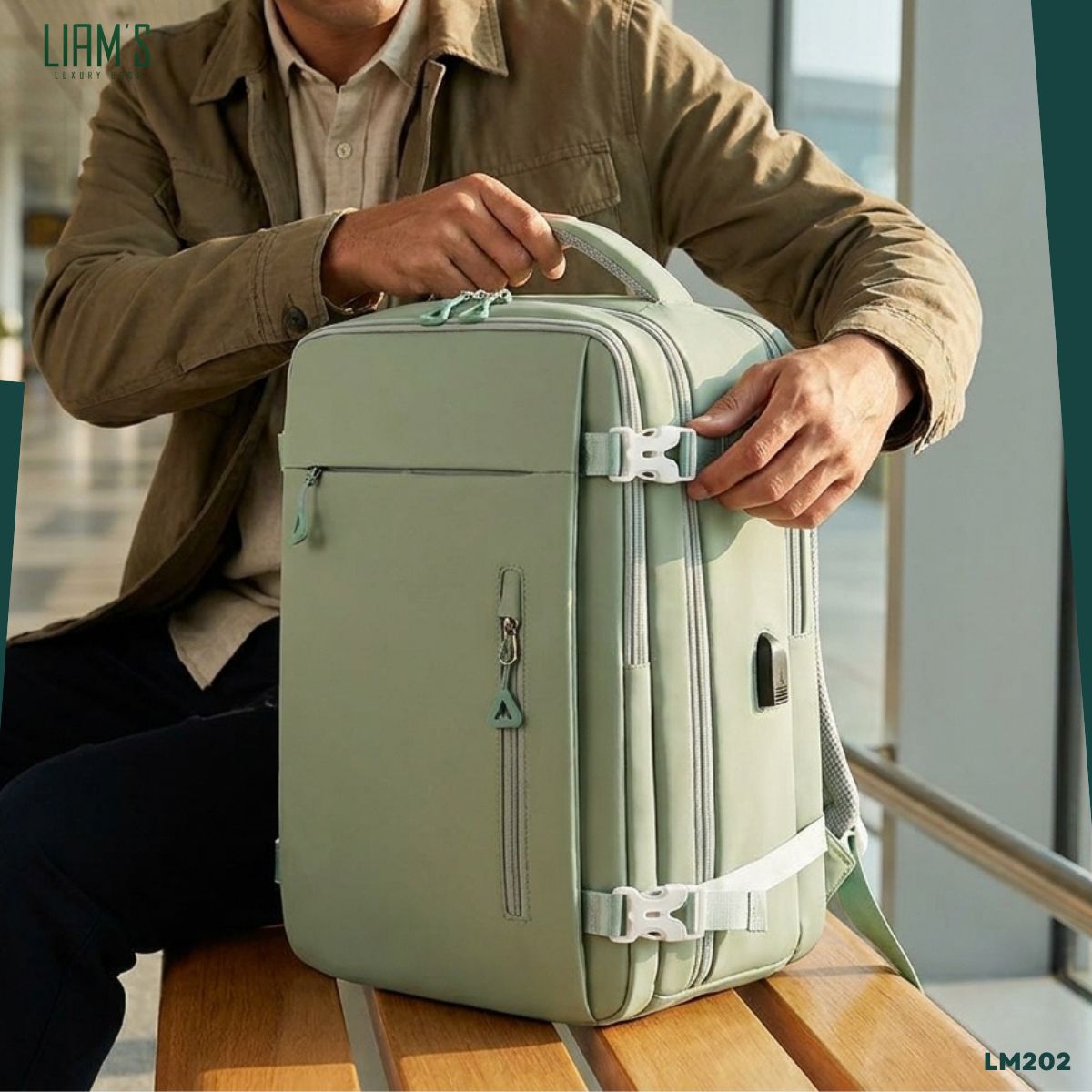 Sac à Dos Universitaire Multi-Compartiments LM202 – Image 6