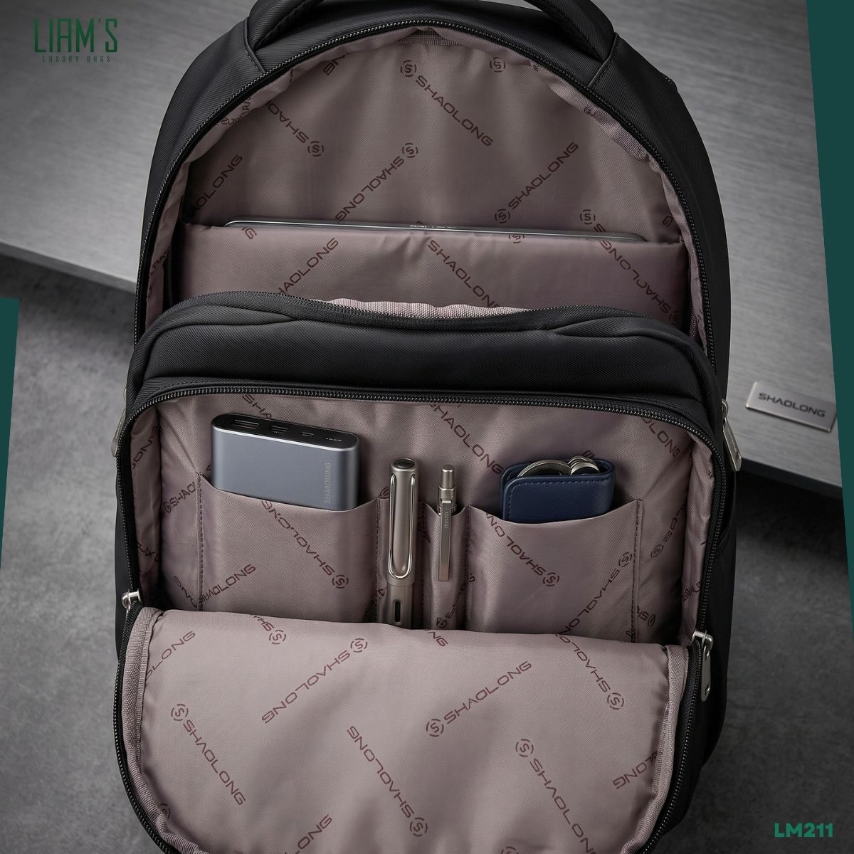 Sac à Dos SHAOLONG Multi-poches Business LM211 – Image 3