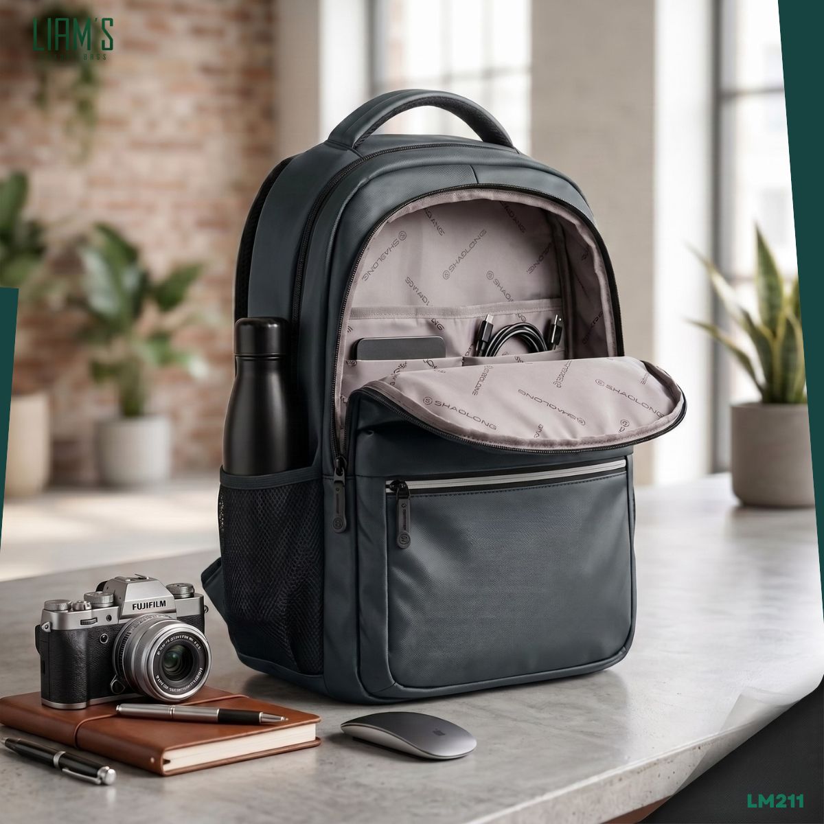 Sac à Dos SHAOLONG Multi-poches Business LM211 – Image 6