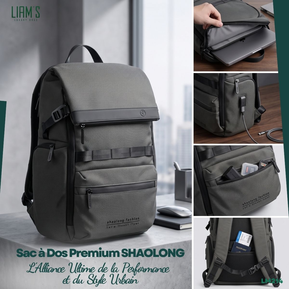 Sac à Dos SHAOLONG Business & Voyage LM214