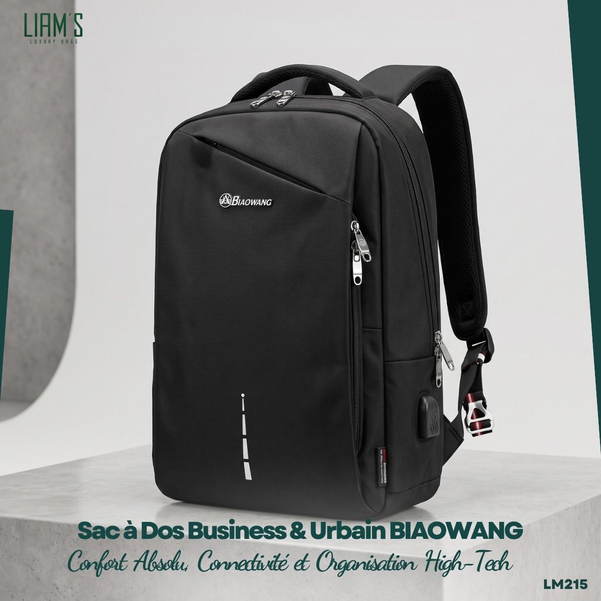 Sac à Dos BIAOWANG Ergonomique & Intelligent LM215