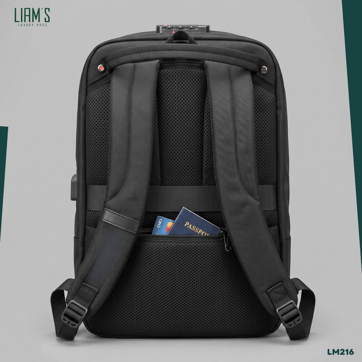 Sac à Dos Antivol LULUGAO Travel Premium LM216 – Image 3