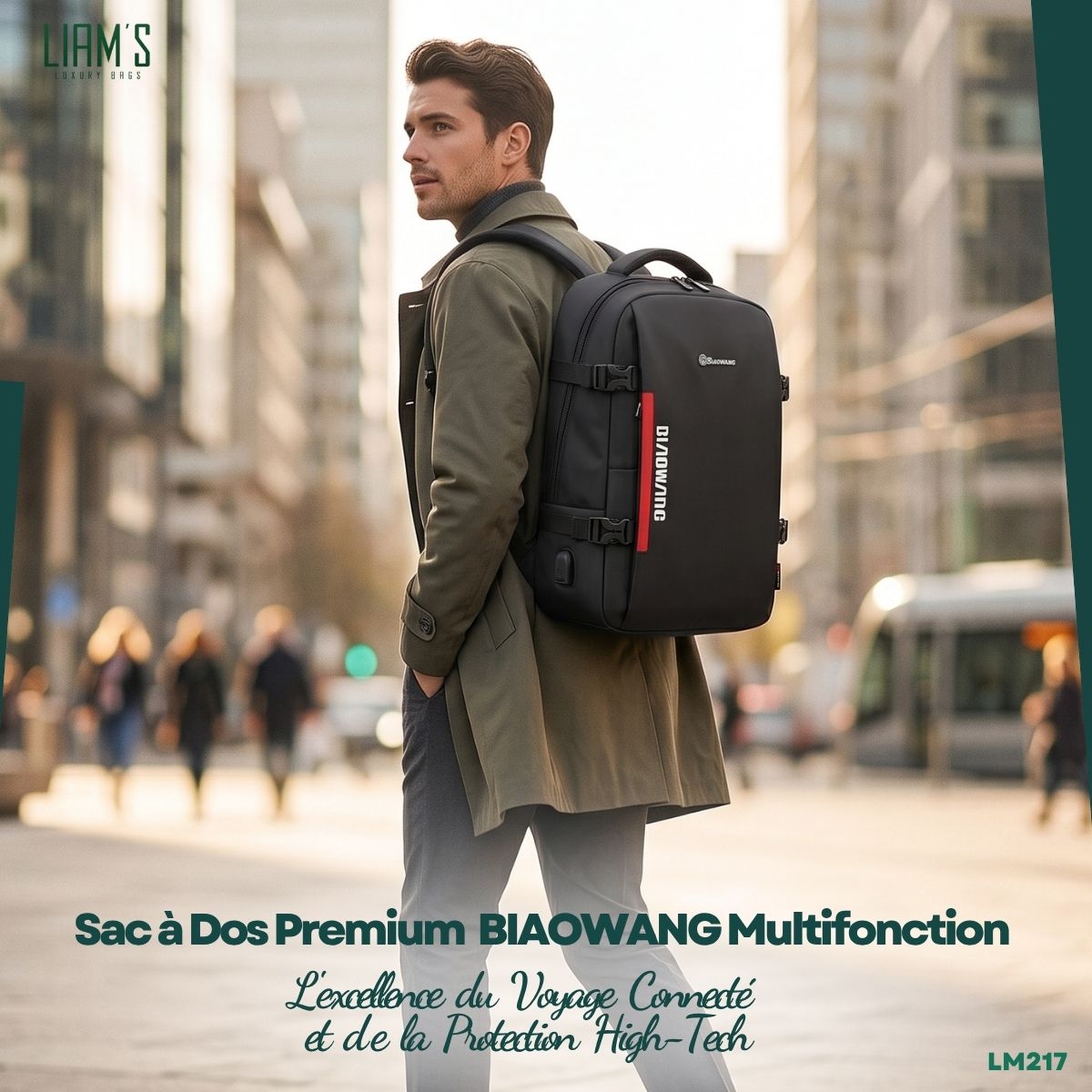 Sac à Dos BIAOWANG Multifonction Voyage & PC LM217