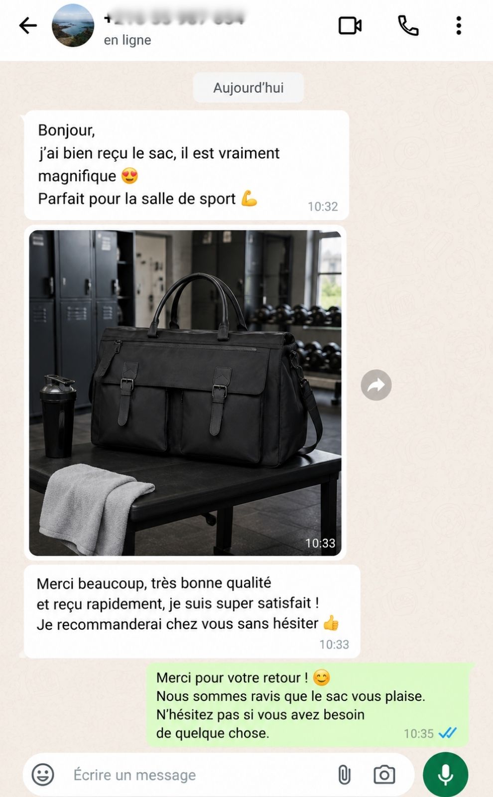 Avis client Liams Sac à dos
