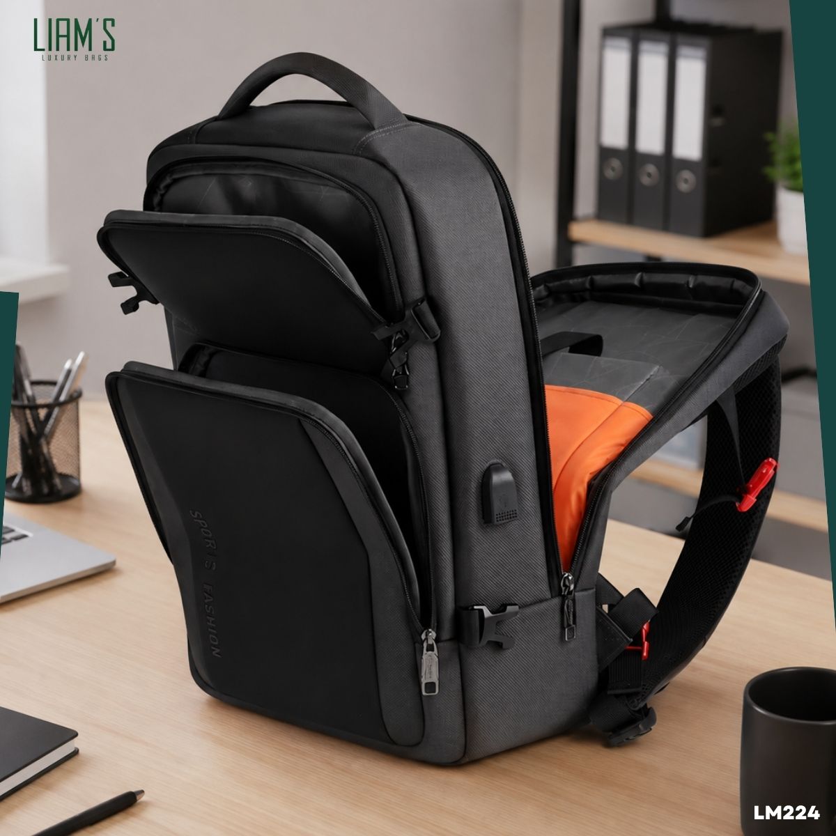 Sac à Dos PC Portable LULUGAO LM224 – Image 3