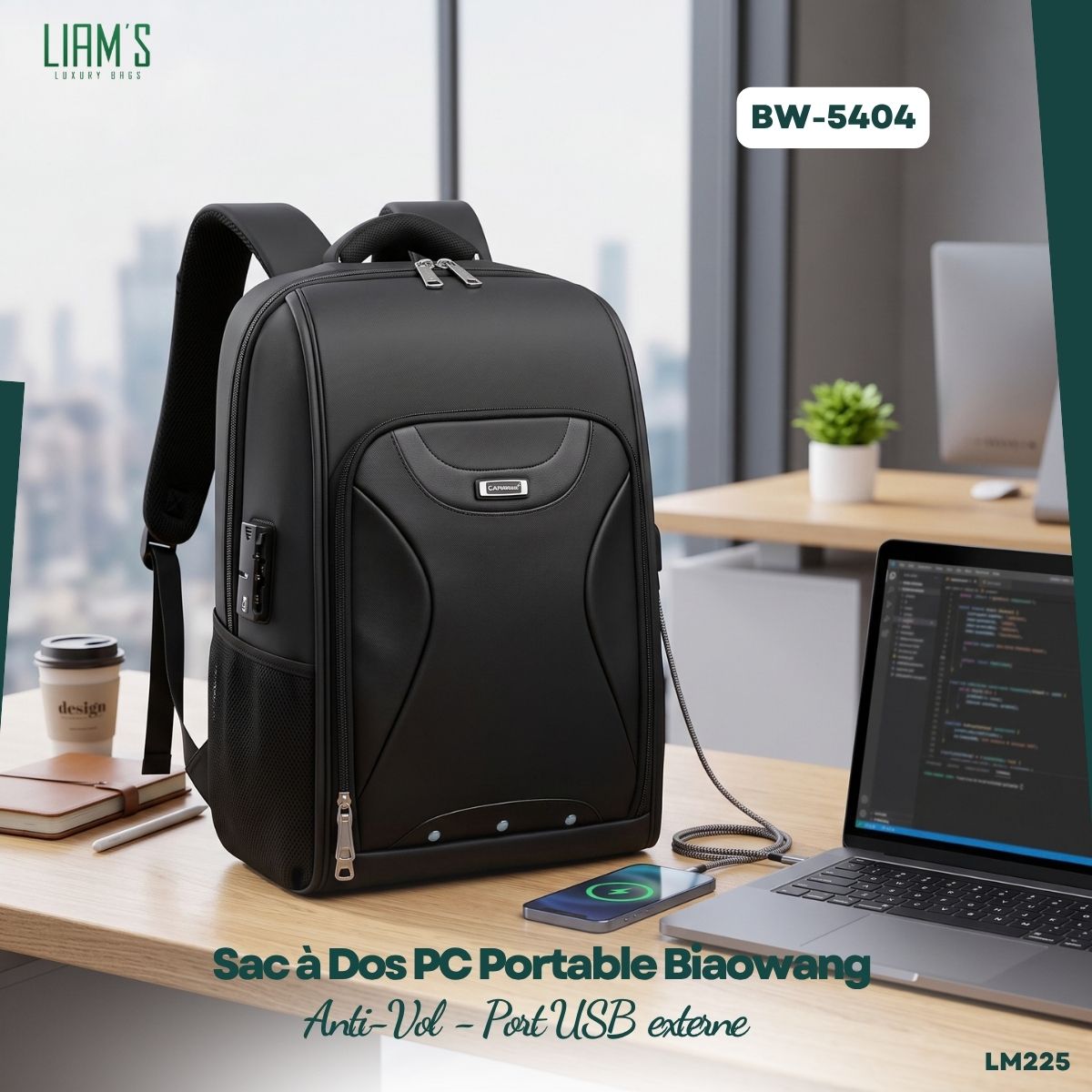 Sac à Dos PC Portable Biaowang LM225