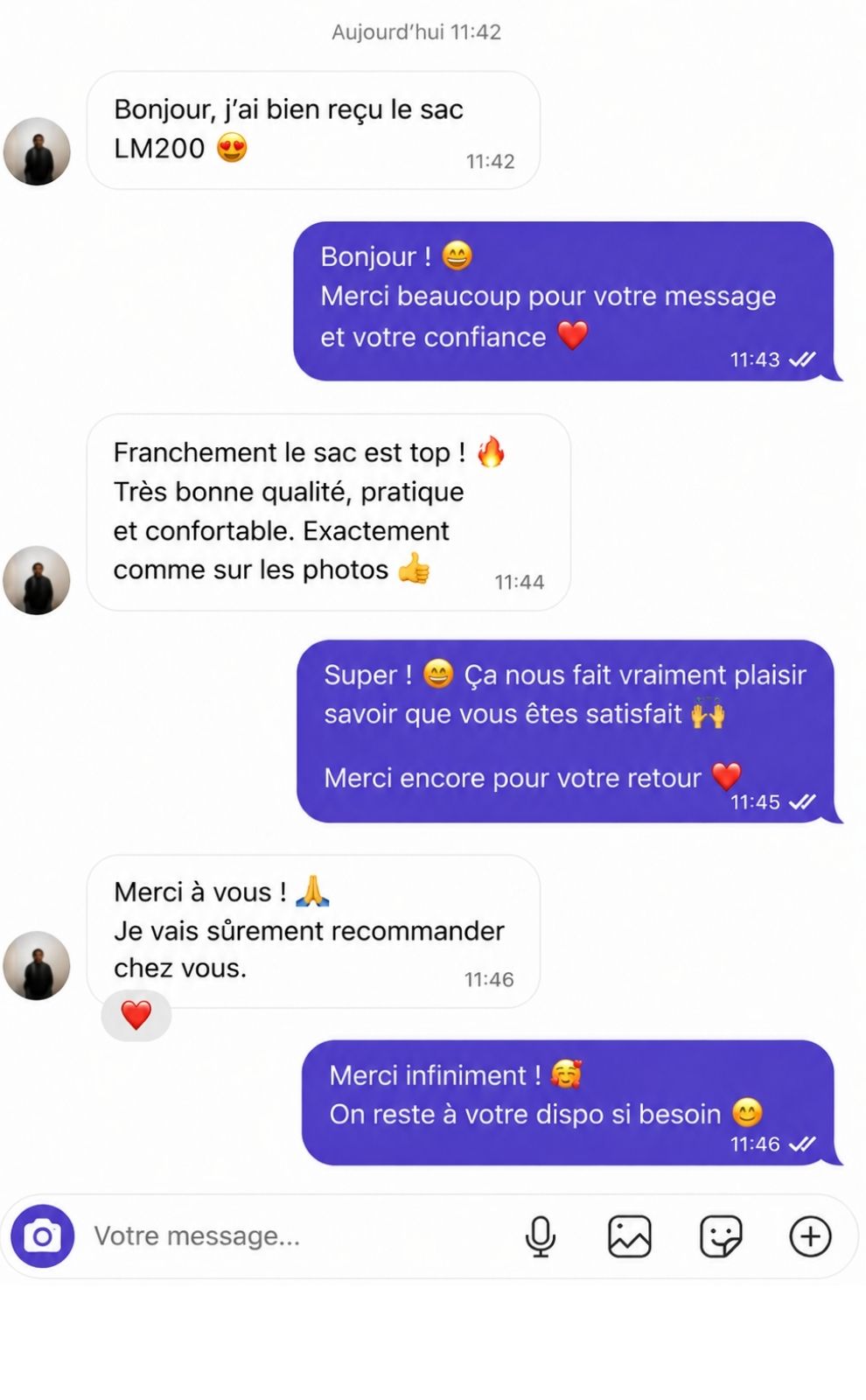 Avis client Liams Sac à dos