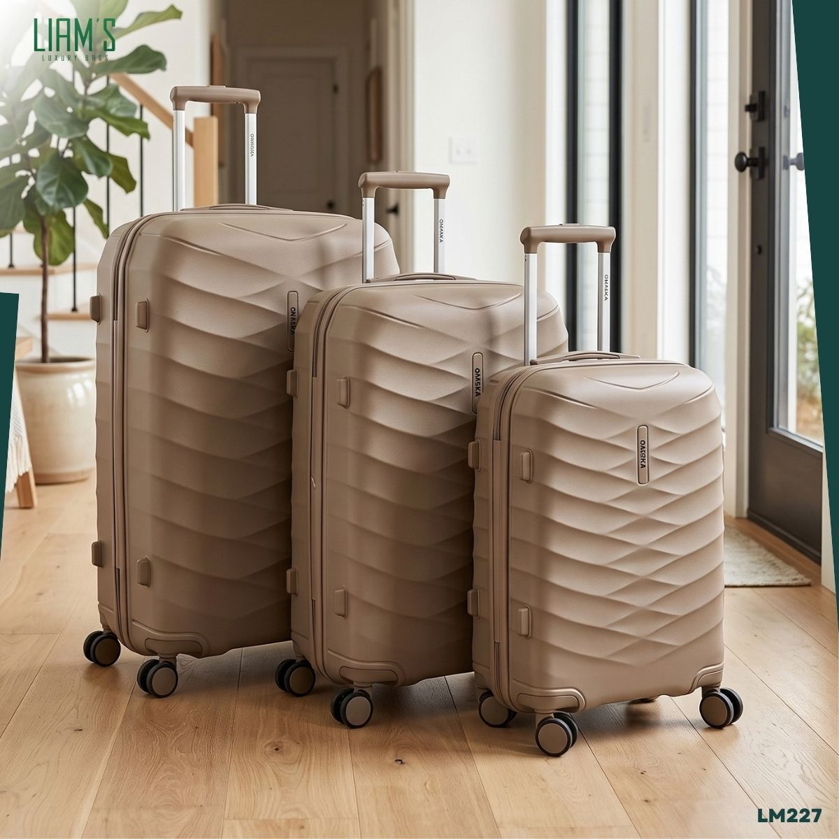 Set de 3 Valises OMASKA Incassables LM227 – Image 2