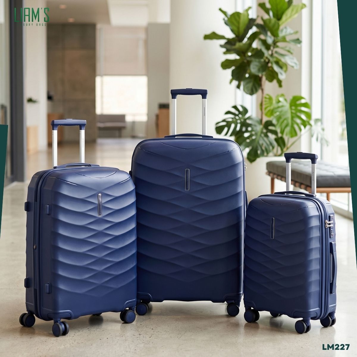 Set de 3 Valises OMASKA Incassables LM227 – Image 3